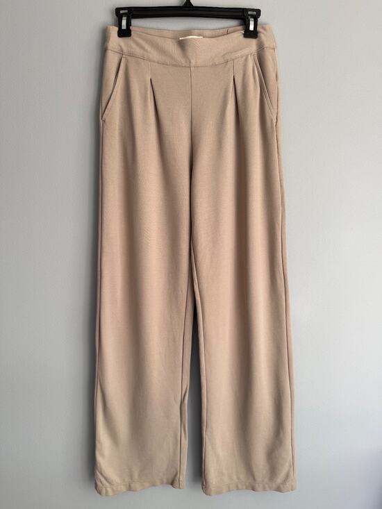 Max Studio Pants - Max Studio London Quiet Luxury Wide Leg Pants Women Size S Taupe Pull On